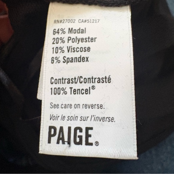 Paige Black Crop Off The Shoulder Jumpsuit Size Medium - Picture 7 of 8